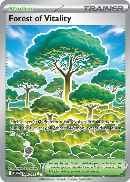 Forest of Vitality 109/088 Perfect Order Pokemon Holo Ultra Rare