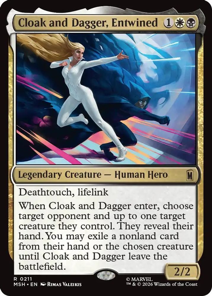 Cloak and Dagger, Entwined 211 Marvel Super Heroes Magic: The Gathering