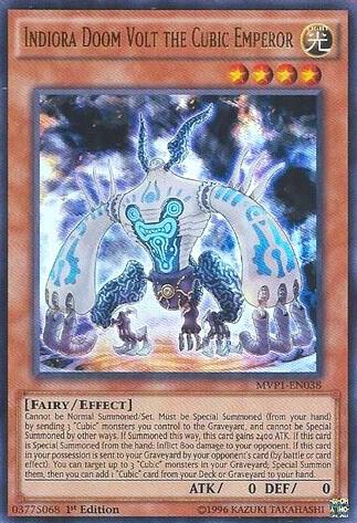 Indiora Doom Volt the Cubic Emperor MVP1-EN038 The Dark Side of Dimensions Movie Pack Yu-Gi-Oh 1st Edition NM