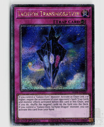Tachyon Transmigration (Quarter Century Secret Rare) RA04-EN220 Yu-Gi-Oh Quarter Century Stampede