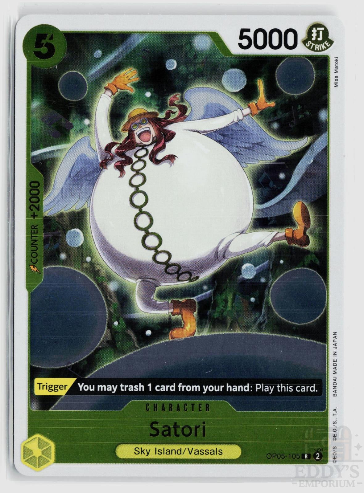Satori (Reprint) OP05-105 Premium Booster -The Best- One Piece Foil Rare