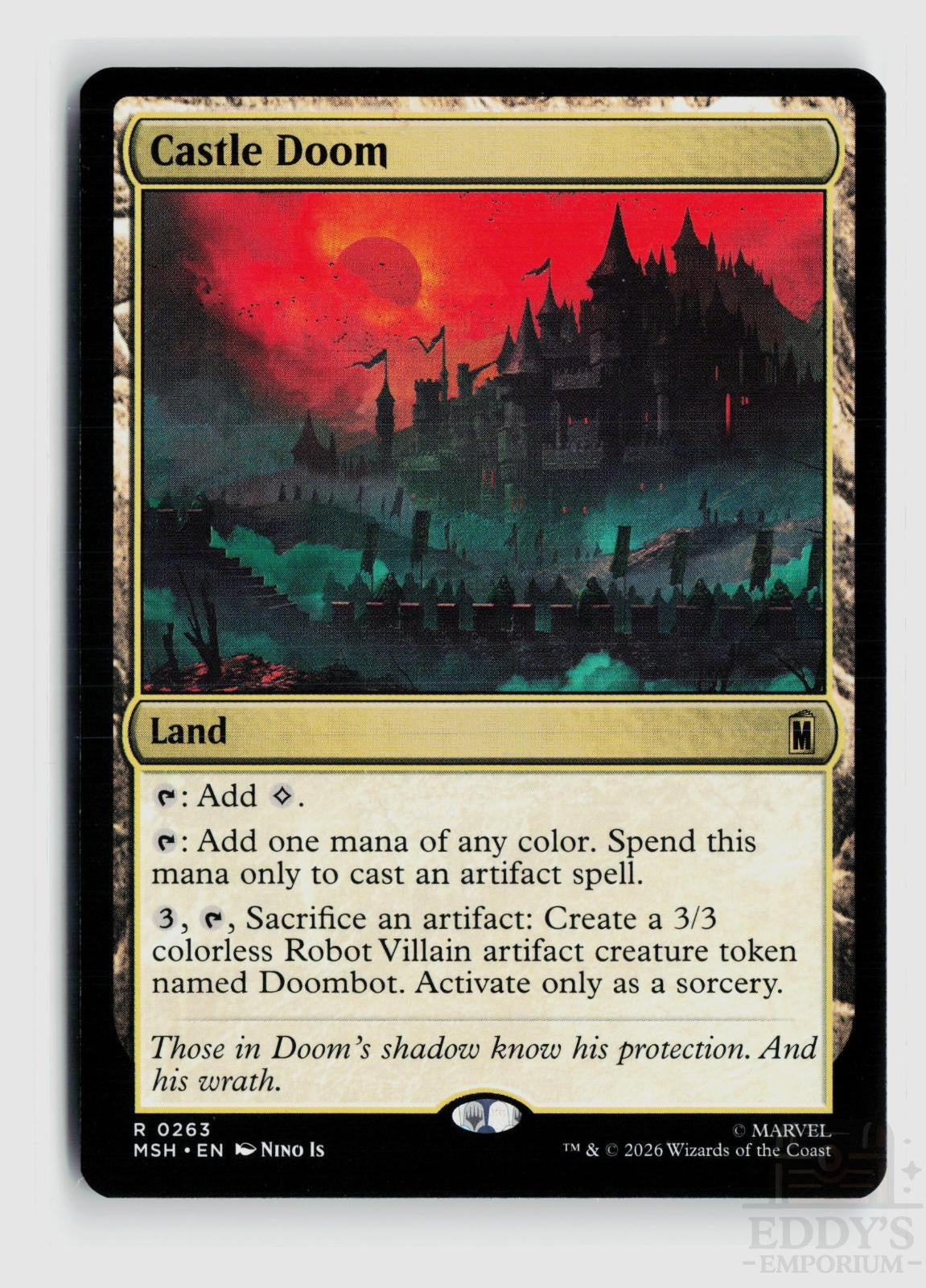 Castle Doom 263 Marvel Super Heroes Magic: The Gathering Rare