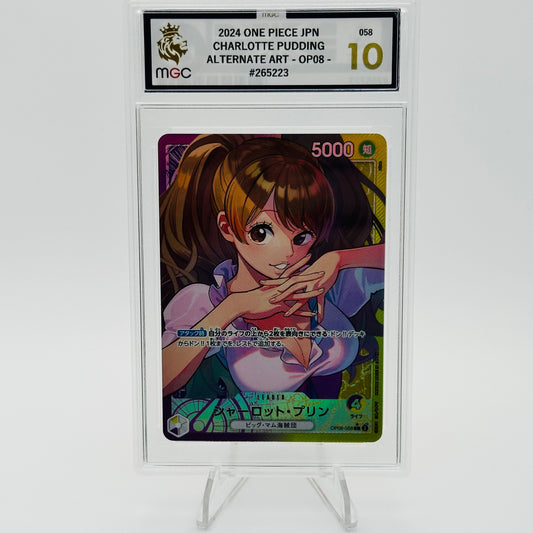 Charlotte Pudding - OP08-058 - Leader Alt Art - Two Legends - MGC 10
