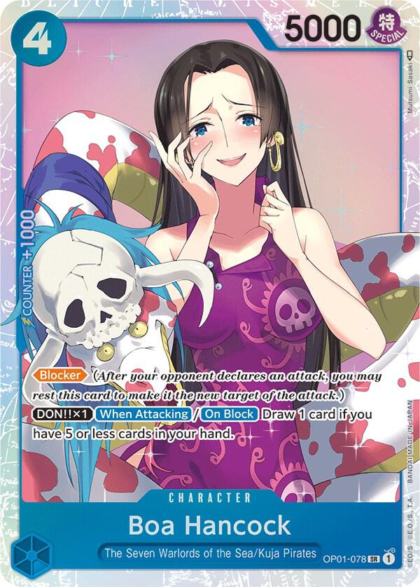 Boa Hancock OP01-078 Romance Dawn One Piece Foil Super Rare