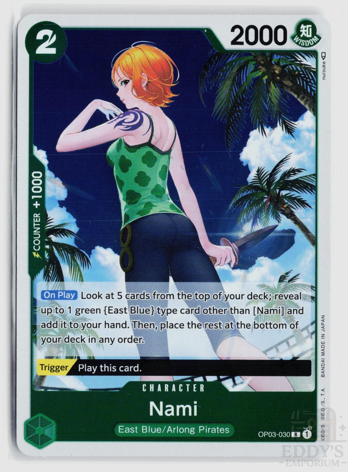 Nami (030) OP03-030 Pillars of Strength One Piece Foil Rare
