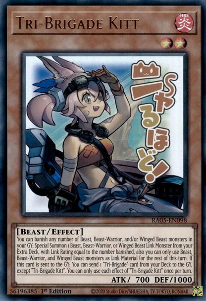 Tri-Brigade Kitt RA05-EN098 Rarity Collection 5 Yu-Gi-Oh 1st Edition NM