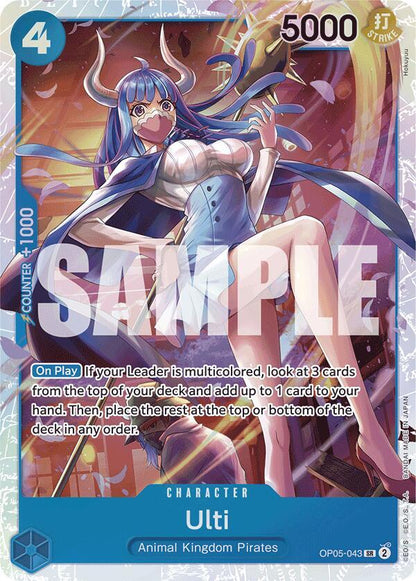 Ulti (Reprint) OP05-043 Premium Booster -The Best- One Piece Foil Super Rare