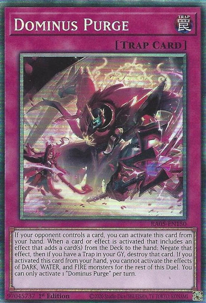 Dominus Purge (Collector's Rare) RA05-EN150 Yu-Gi-Oh Rarity Collection 5