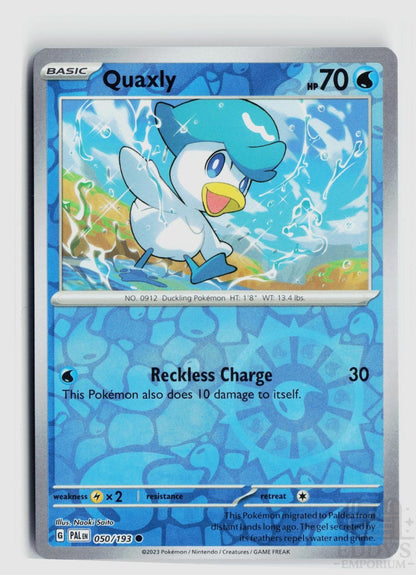 Quaxly 050/193 Paldea Evolved Pokemon Reverse Holo Common NM