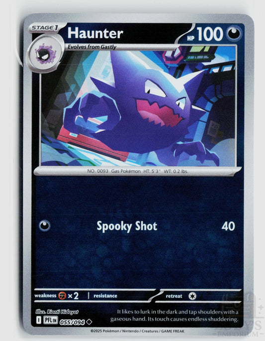 Haunter 055/094 Phantasmal Flames Pokemon Reverse Holo