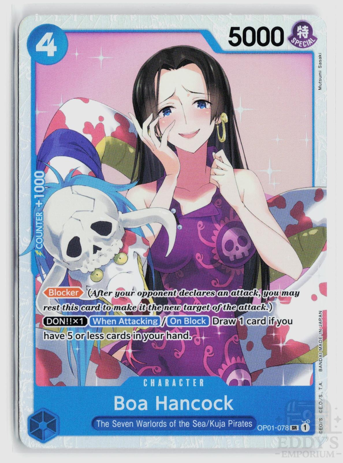 Boa Hancock OP01-078 Romance Dawn One Piece Foil Super Rare