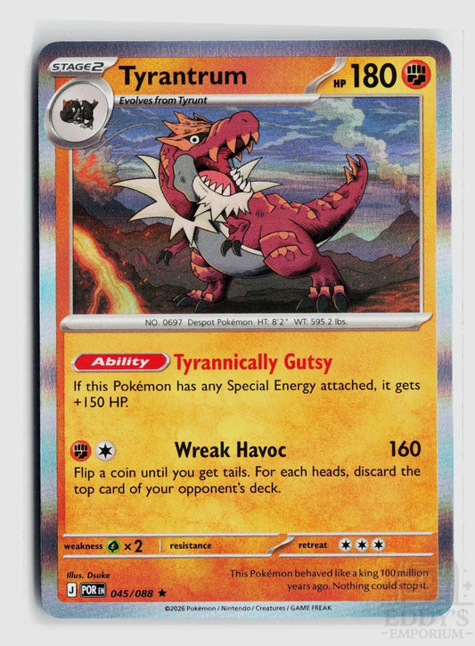 Tyrantrum 045/088 Perfect Order Pokemon Holo