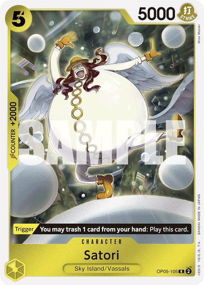 Satori (Reprint) OP05-105 Premium Booster -The Best- One Piece Foil Rare