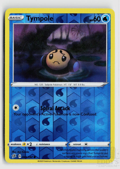Tympole 044/192 Rebel Clash Pokemon Reverse Holo Common NM