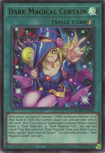 Dark Magical Curtain MAMO-EN003 Magnificent Monsters Yu-Gi-Oh 1st Edition NM