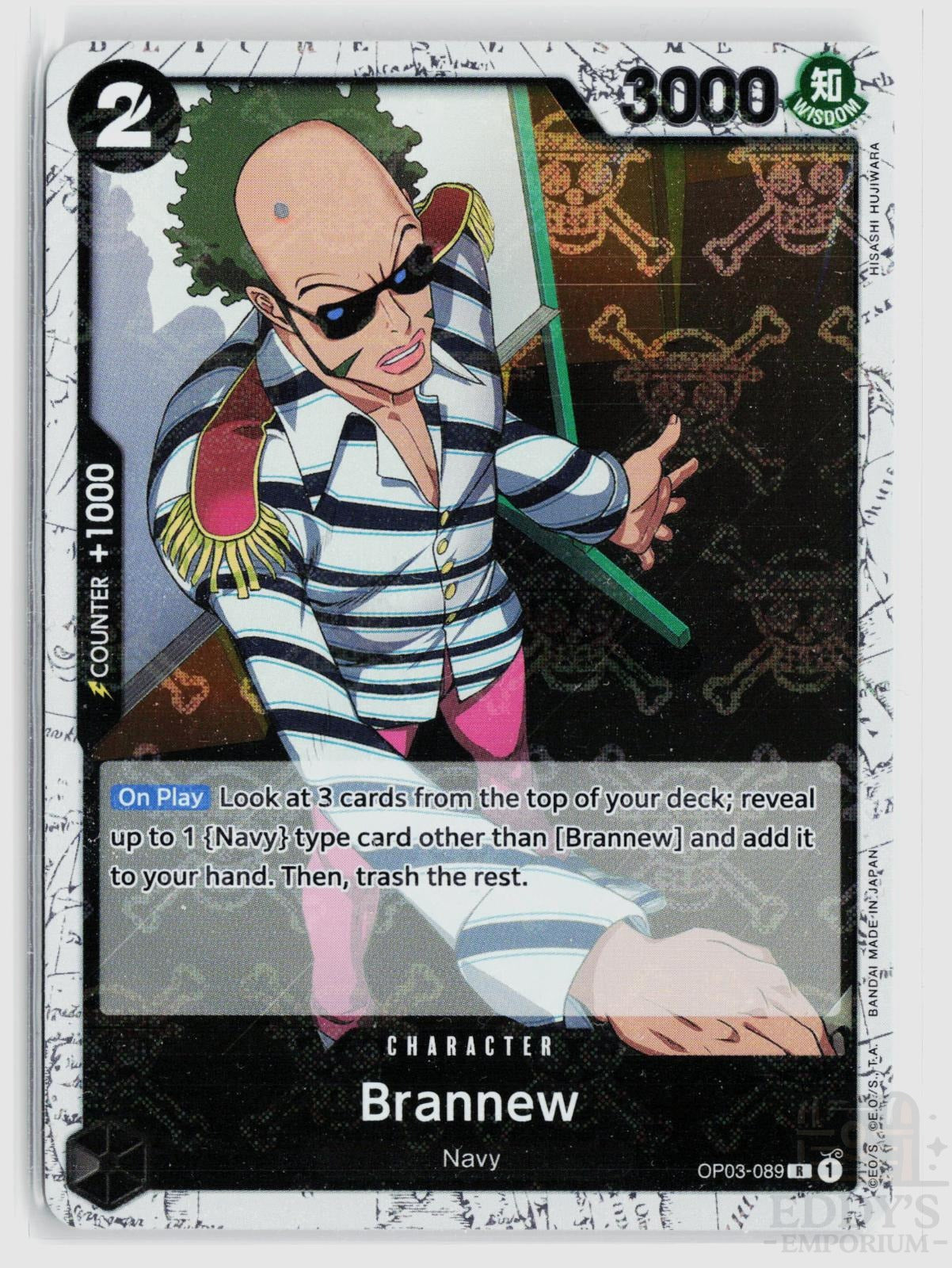 Brannew OP03-089 Pillars of Strength One Piece Foil Rare