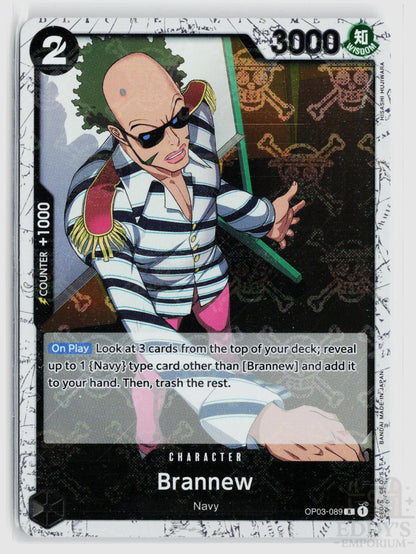 Brannew OP03-089 Pillars of Strength One Piece Foil Rare