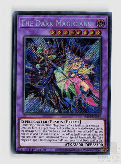 The Dark Magicians (Secret Rare) RA04-EN054 Yu-Gi-Oh Quarter Century Stampede