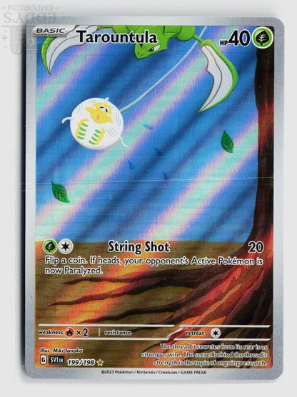 Tarountula 199/198 Scarlet & Violet Pokemon Holo Illustration Rare