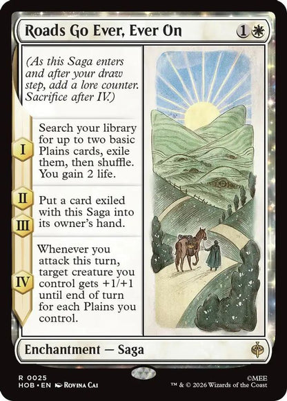 Roads Go Ever, Ever On 25 The Hobbit Magic: The Gathering Rare