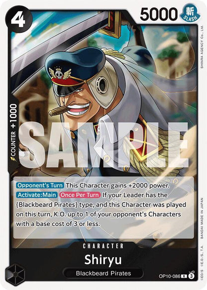 Shiryu OP10-086 Royal Blood One Piece Foil Rare