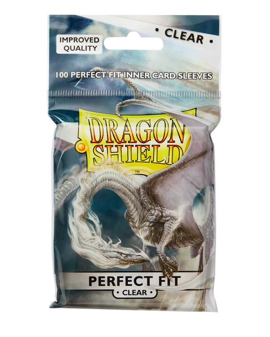 Dragon Shield - Standard Size Toploading Perfect Fit Sleeves 100pk - Clear