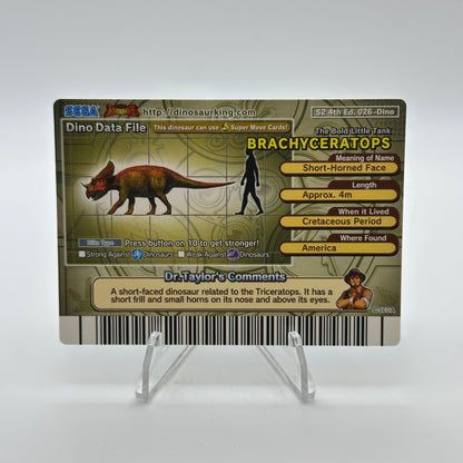 Brachyceratops (Regular) - 026-Dino - Dinosaur King 2nd Edition 4th Print