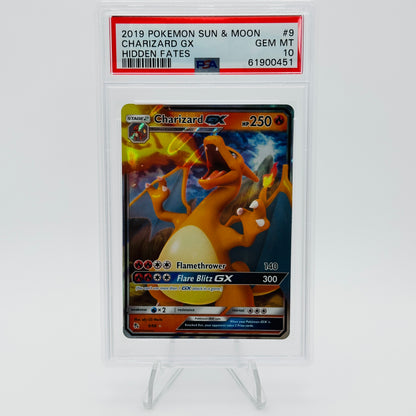 Charizard GX - 9/68 Hidden Fates - PSA 10