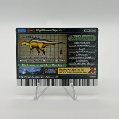 Saurolophus - KS006-Dino - SEGA Dinosaur King S2 4th Edition Holo