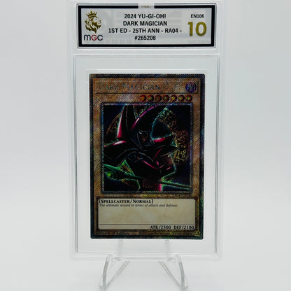 Dark Magician Arkana (Plat 1st Ed) - RA04-EN104 - QC Stampede - MGC 10