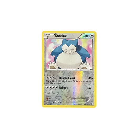 Pokémon TCG Snorlax 109/149 Boundaries Crossed Reverse Holo – Lightly Played