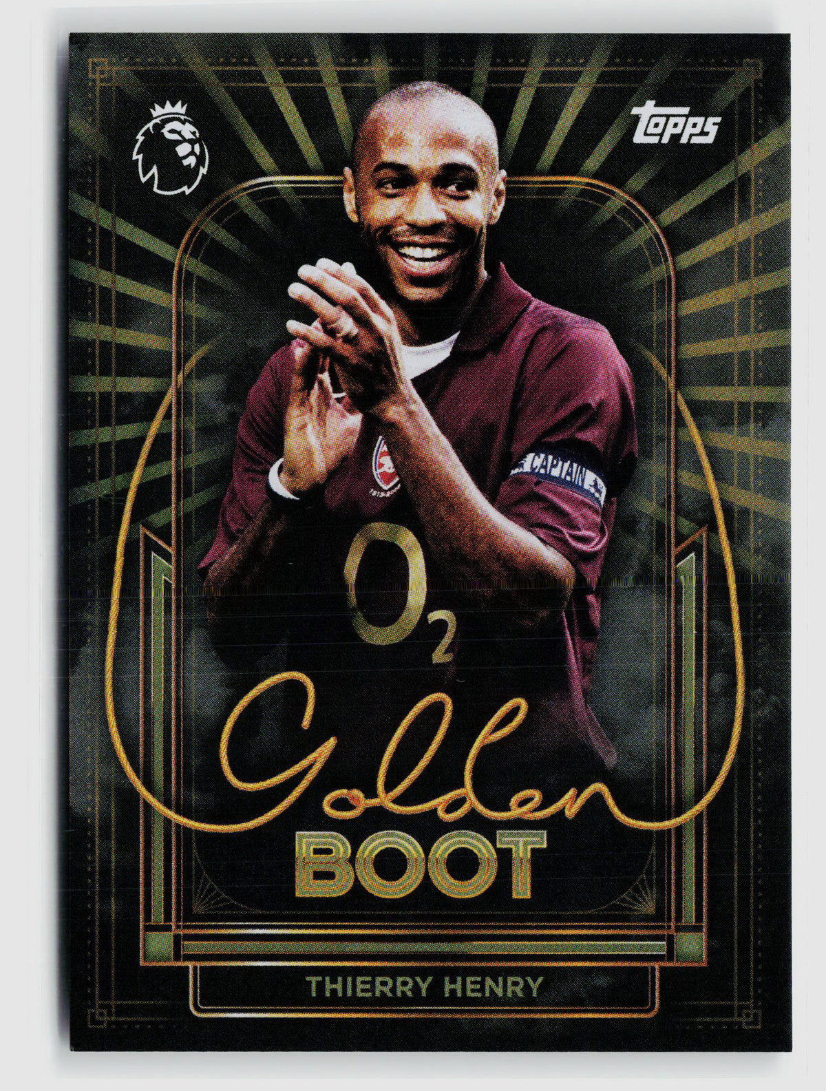 Thierry Henry - Arsenal - Golden Boot - Topps Premier League 26/27 #GB 1