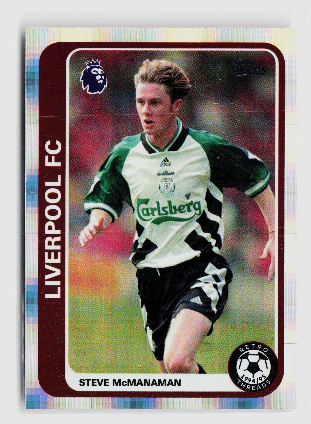 Steve McManaman - Liverpool FC - Retro Threads - Topps PL 26/27 #RT 15