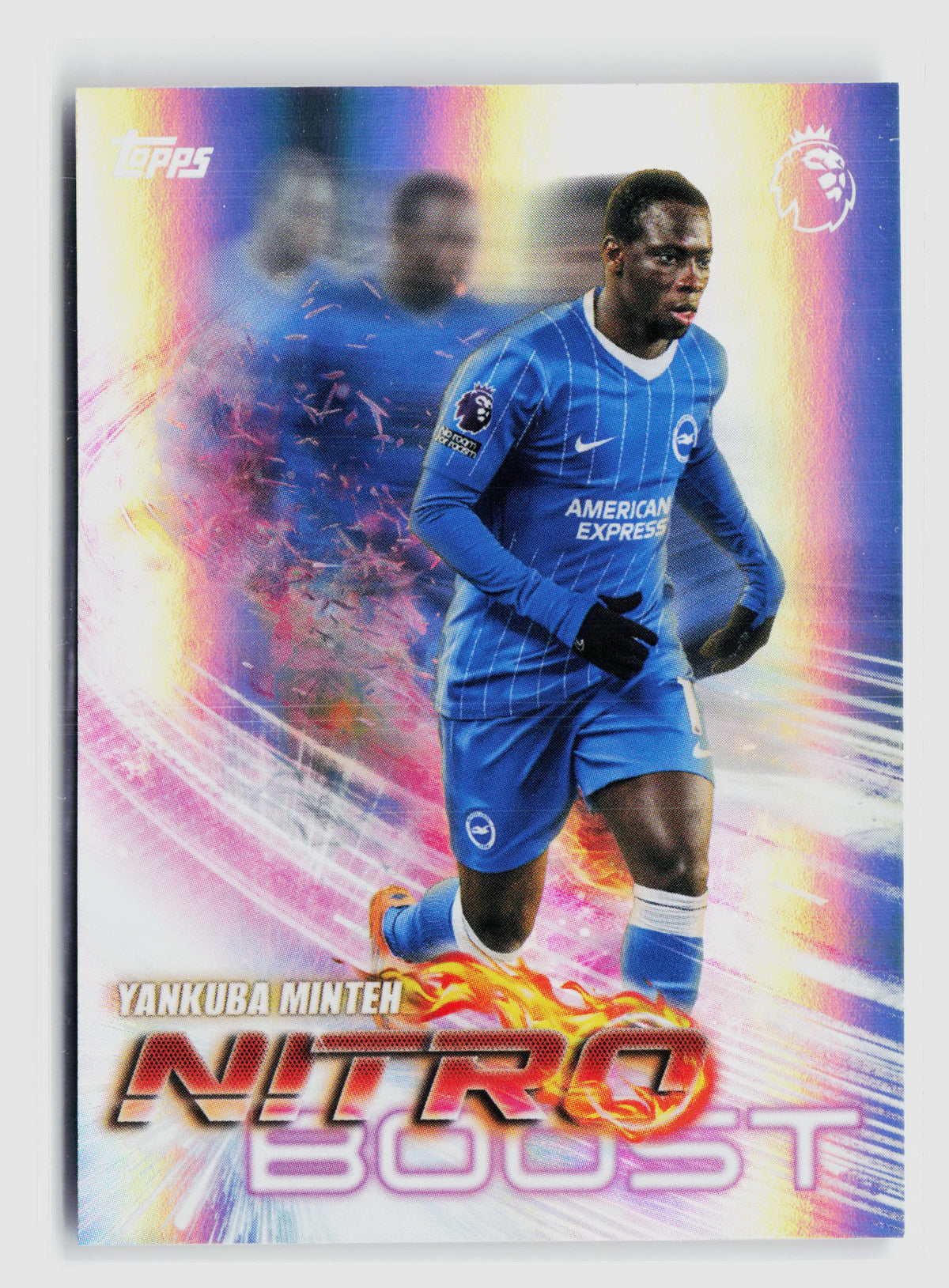 Yankuba Minteh - Brighton & Hove Albion - Nitro Boost - Topps PL 26/27 #NB 6