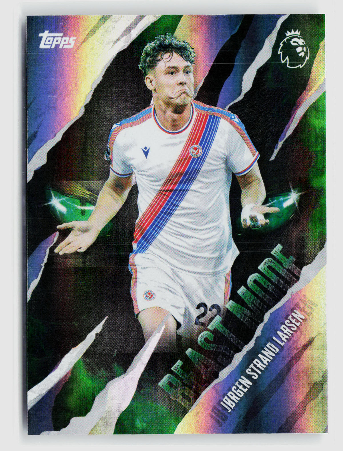 Jørgen Strand Larsen - Crystal Palace - Beast Mode - Topps PL 26/27 #BM 10