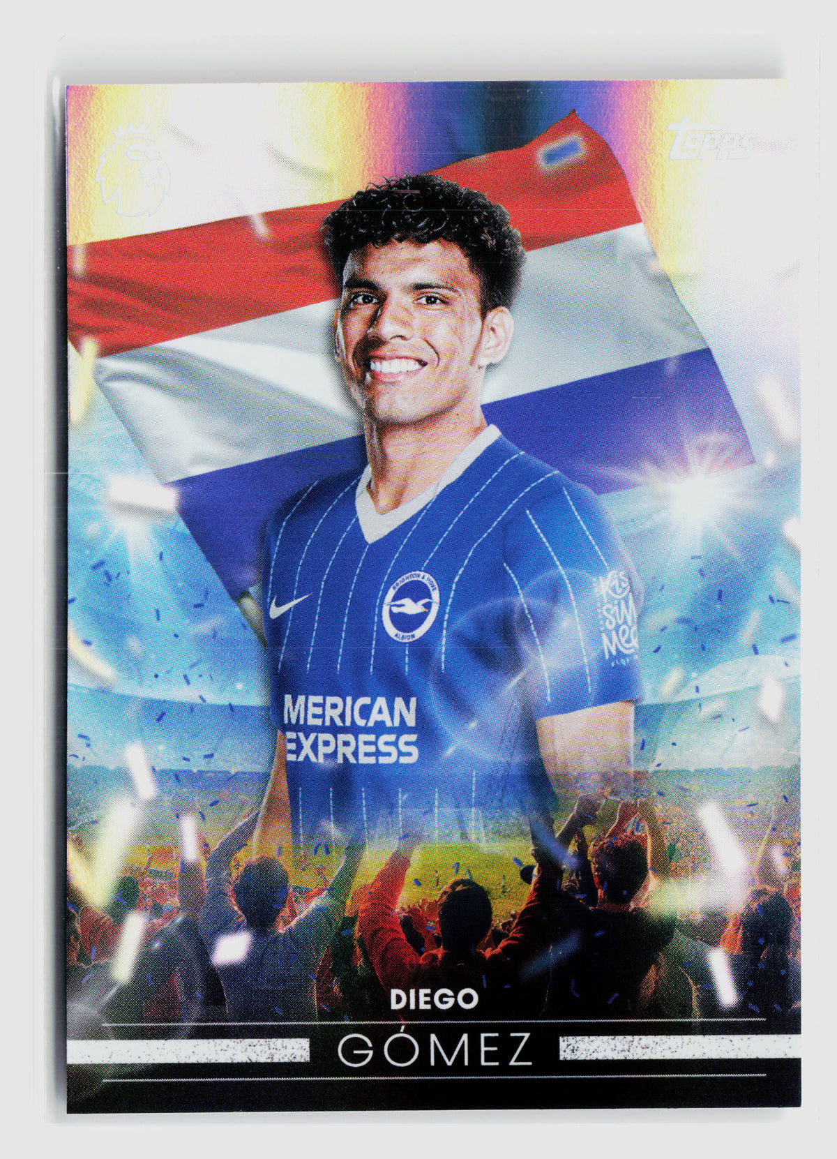 Diego Gómez - Brighton & Hove Albion - Flying The Flag - Topps PL 26/27 #FF 7