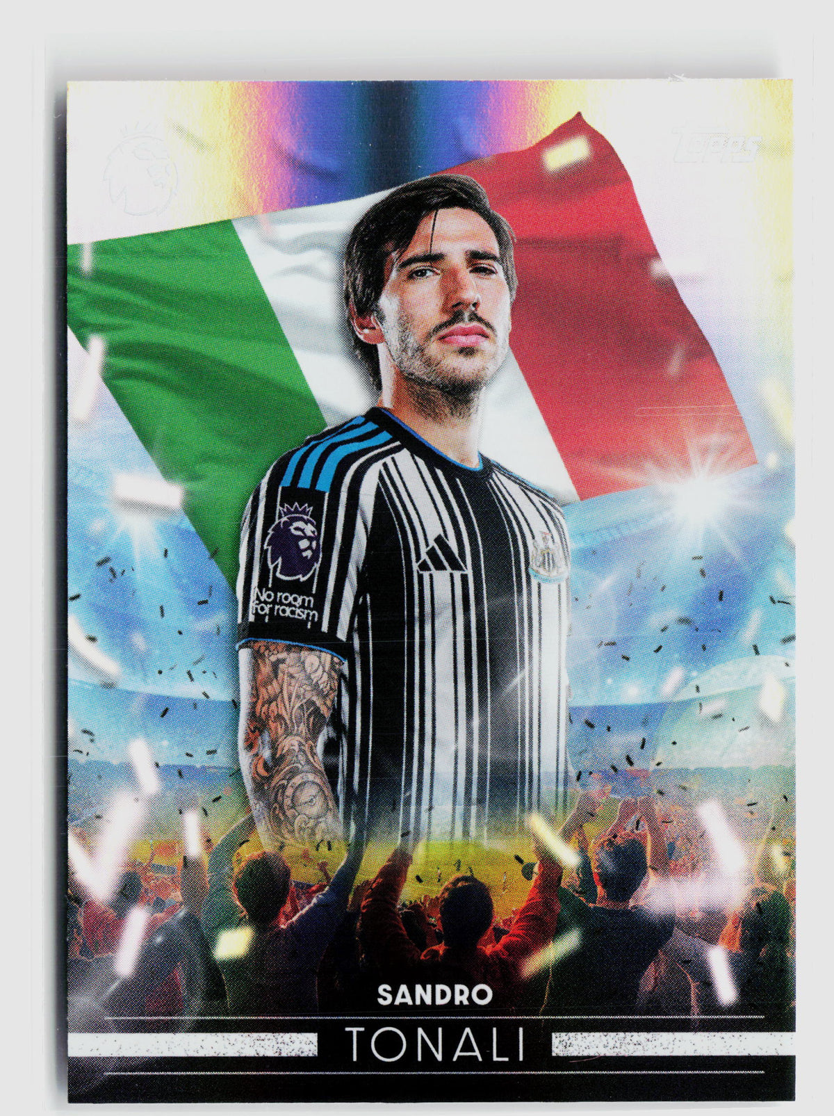 Sandro Tonali - Newcastle United - Flying The Flag - Topps PL 26/27 #FF 21