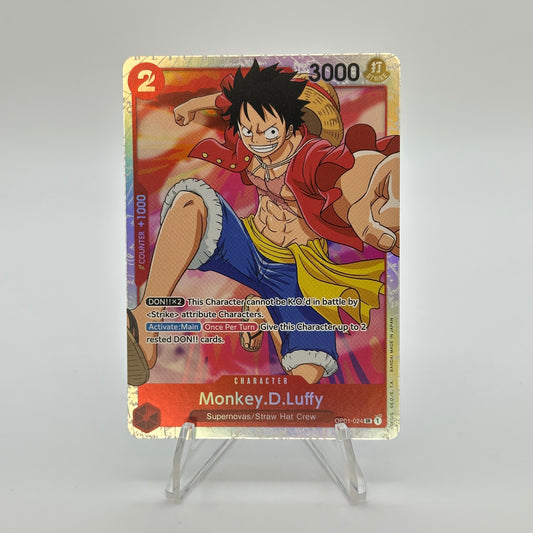 One Piece CG: Monkey.D.Luffy- OP01-024 (PRB) - Foil English