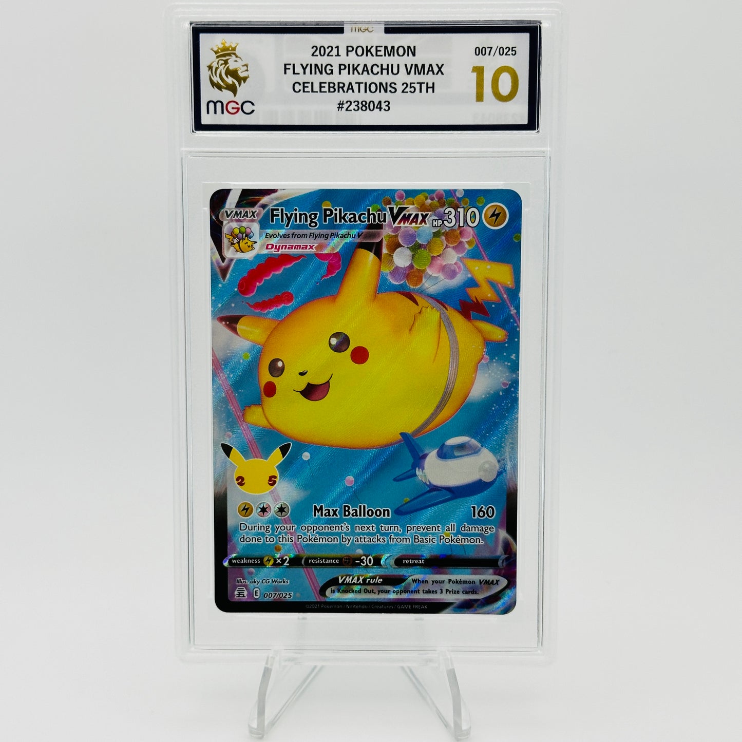 Flying Pikachu VMAX - 007/025 - Celebrations 25th - MGC 10