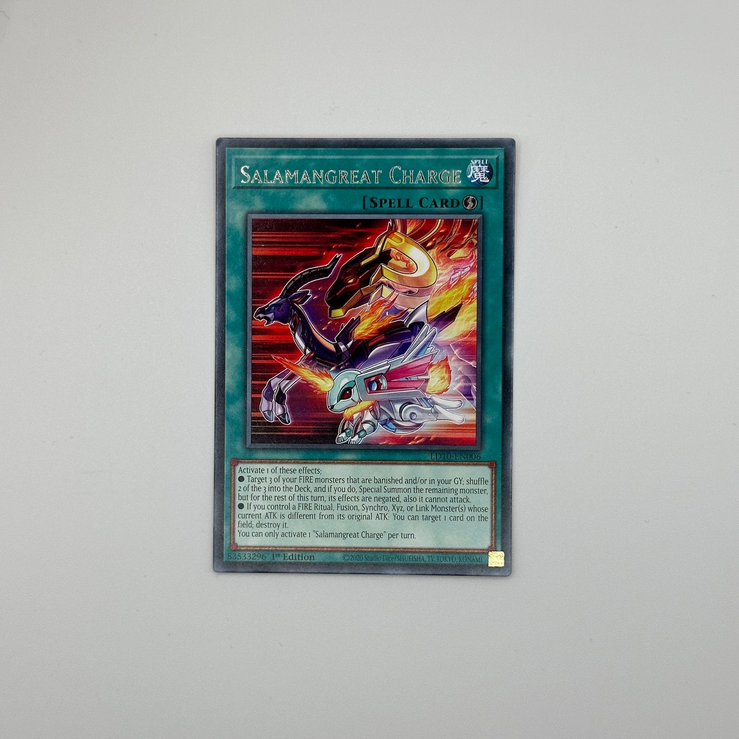 Salamangreat Charge – LD10-EN006 – Rare 1st Edition