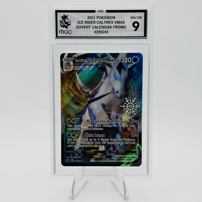 Ice Rider Calyrex VMAX (Calendar Promo) - 046/198 - Violet ex - MGC 9