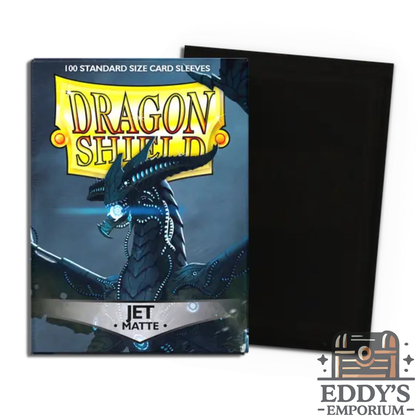 Dragon Shield - Standard Size Matte Sleeves 100pk - Jet