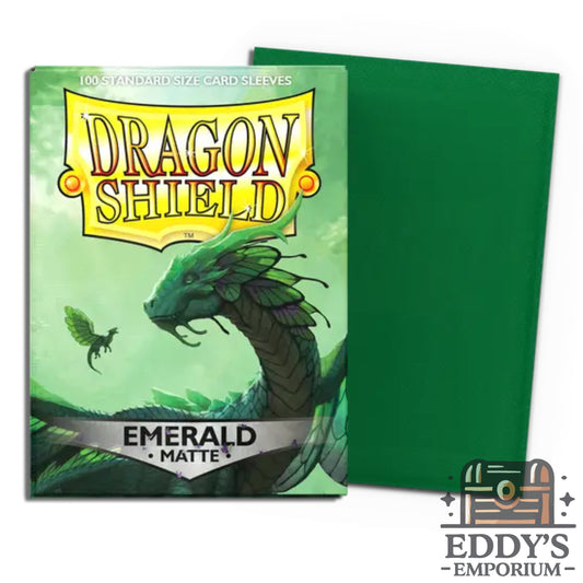 Dragon Shield - Standard Size Matte Sleeves 100pk - Emerald