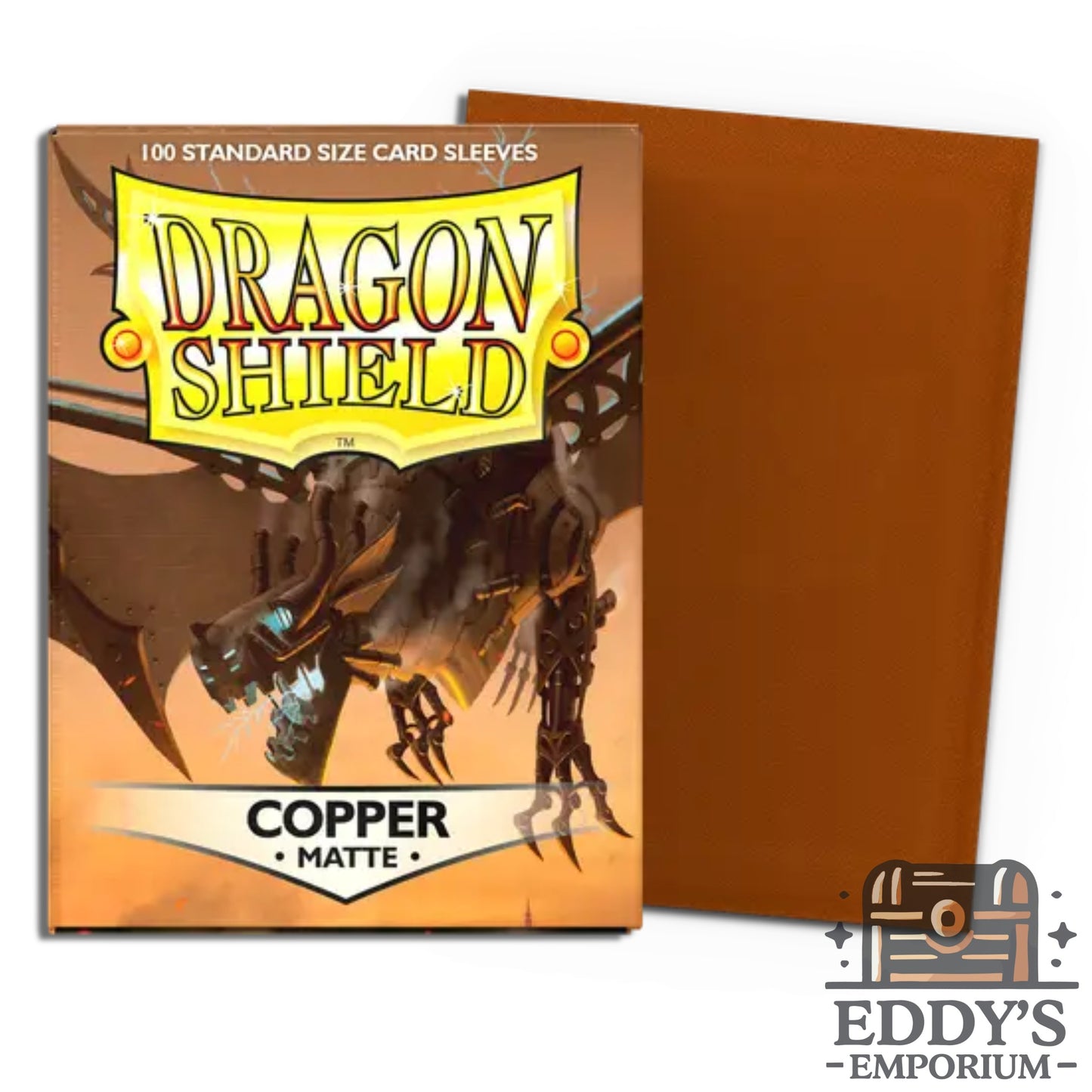 Dragon Shield - Standard Size Matte Sleeves 100pk - Copper