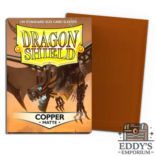 Dragon Shield - Standard Size Matte Sleeves 100pk - Copper