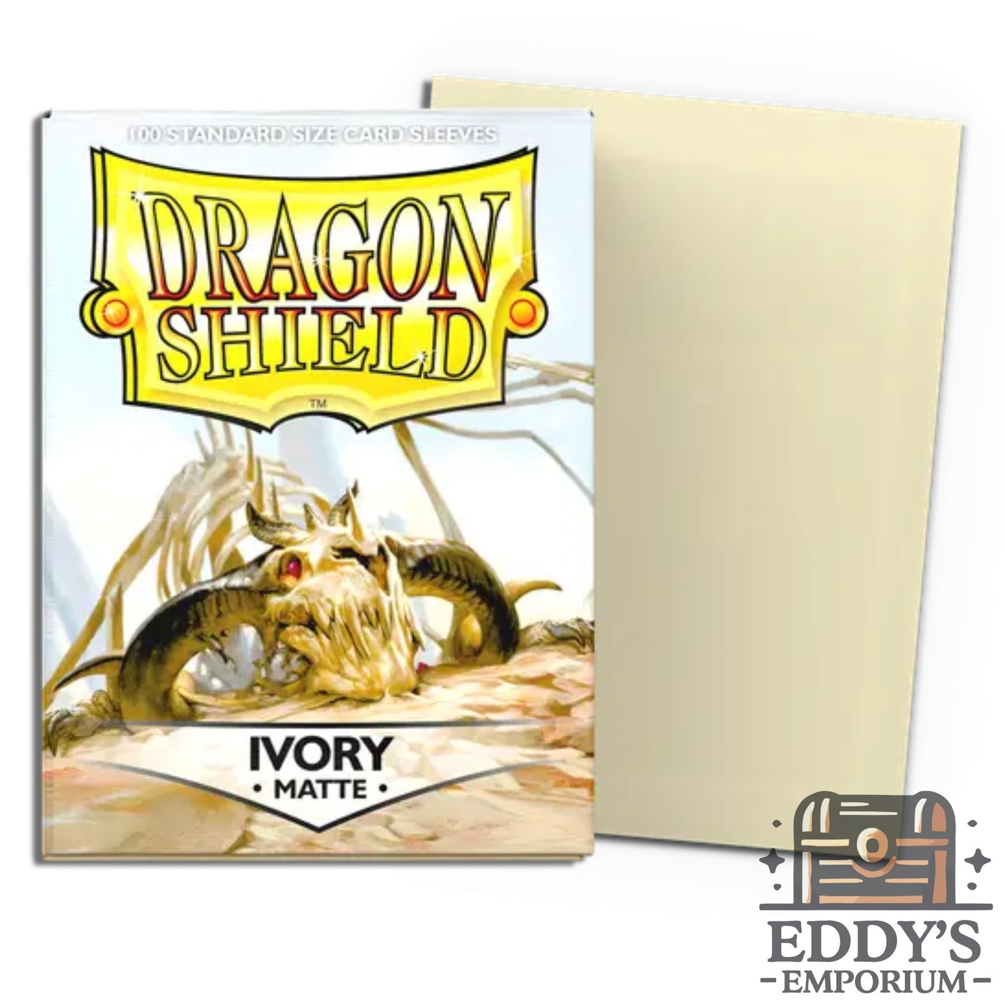 Dragon Shield - Standard Size Matte Sleeves 100pk - Ivory