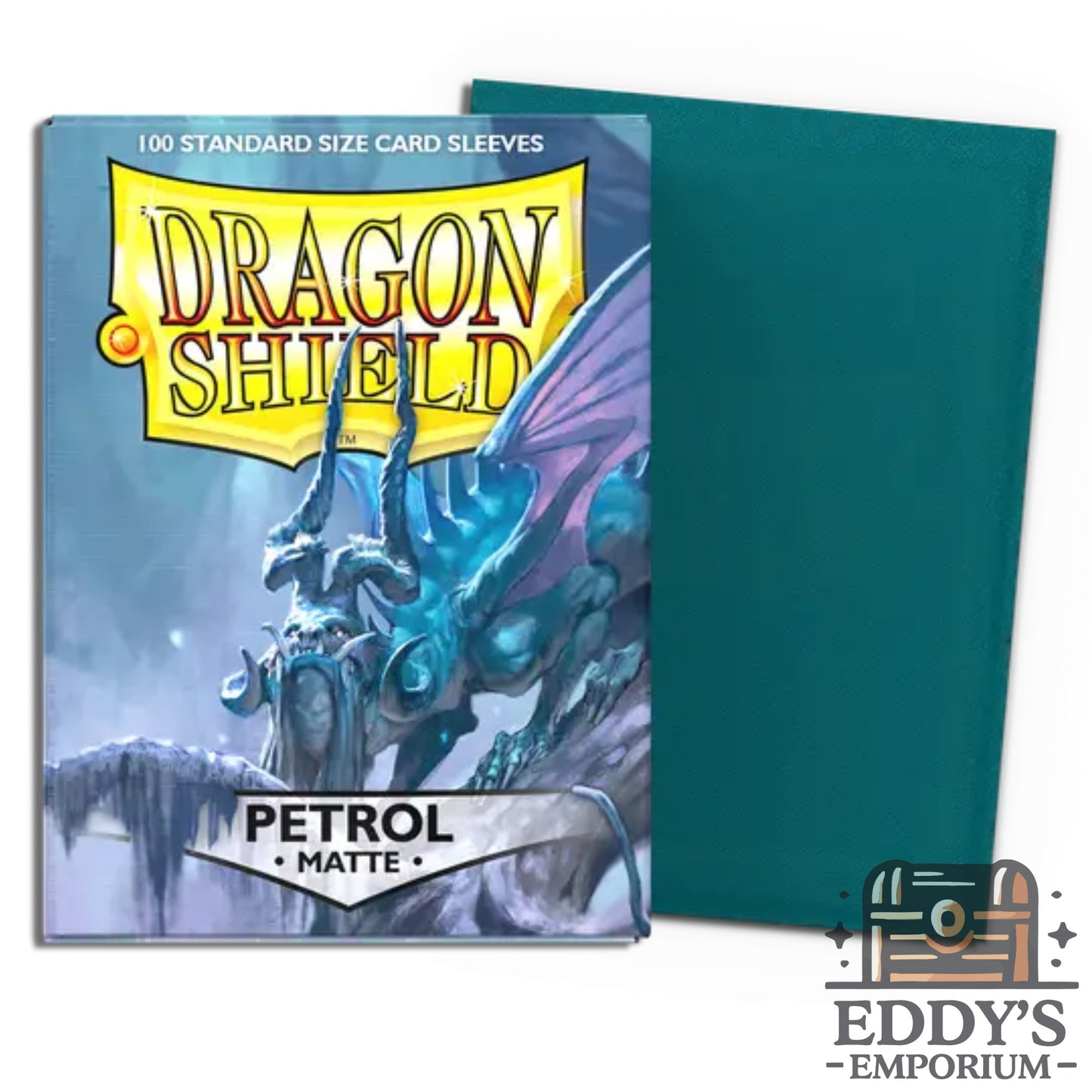Dragon Shield - Standard Size Matte Sleeves 100pk - Petrol