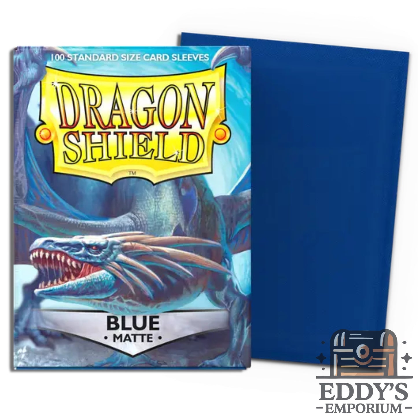 Dragon Shield - Standard Size Matte Sleeves 100pk - Blue