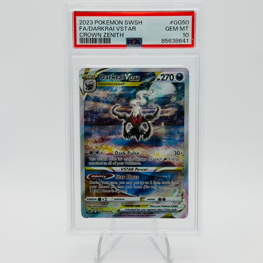 Darkrai VSTAR - GG50/GG70 - Crown Zenith - PSA 10