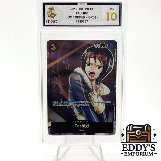 Tashigi (Alt Art) - OP02-105 - Paramount War - Box Topper - MGC 10